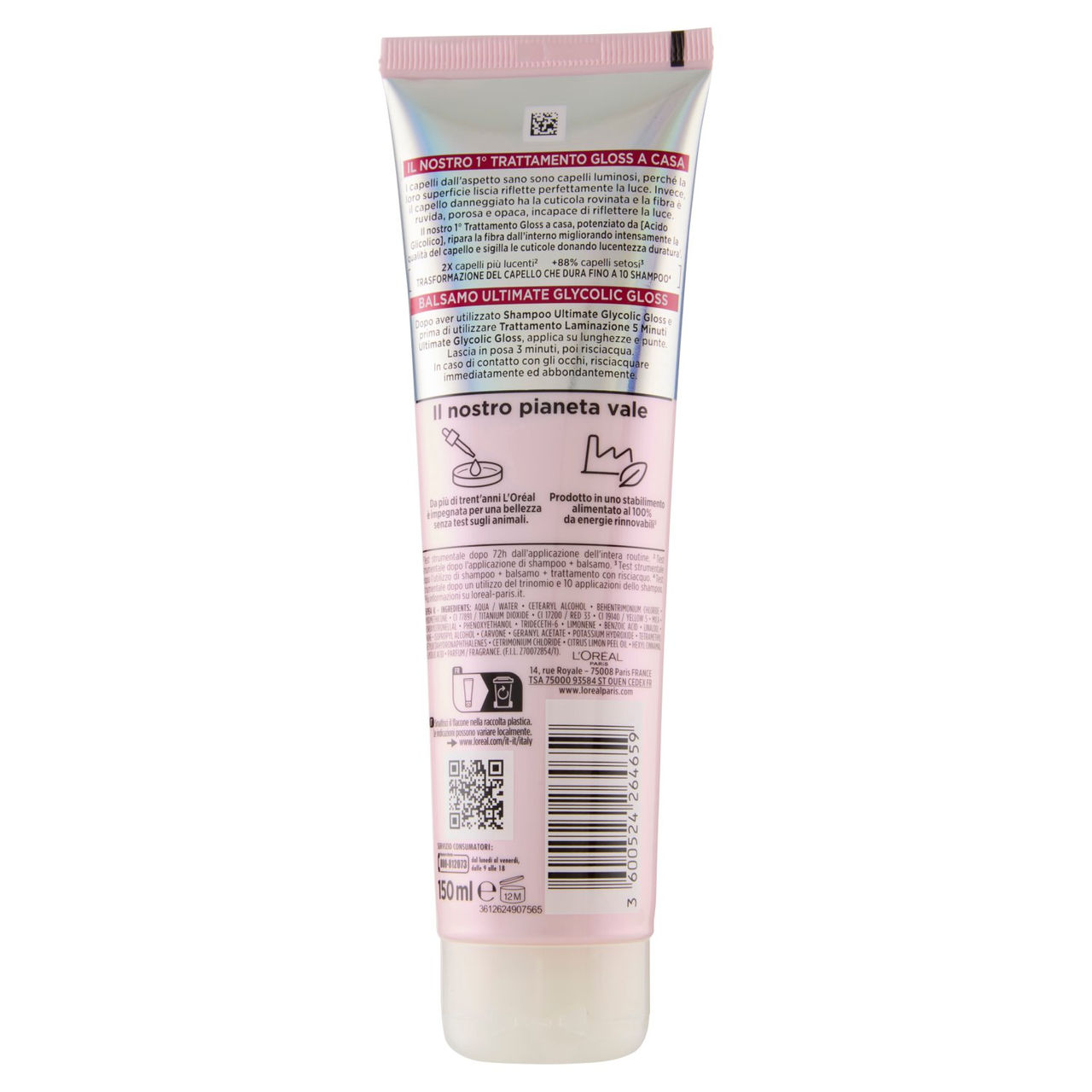 Elvive Ultimate Glycolic Gloss Balsamo 150 ml