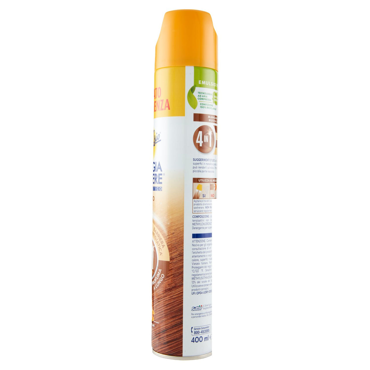Emulsio Mangia Polvere Legno 400 ml