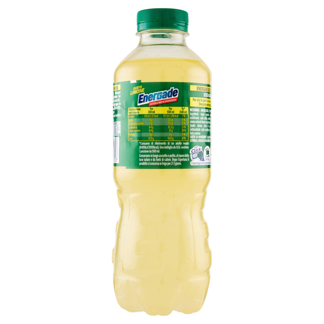 Energade 0,5 L regular limone