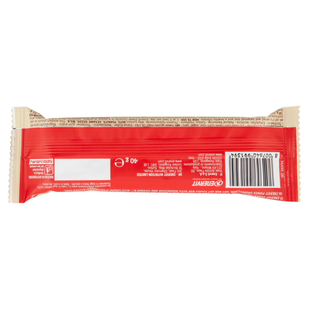 Enervit Power Crunchy Cookie & Oat Flakes 40 g