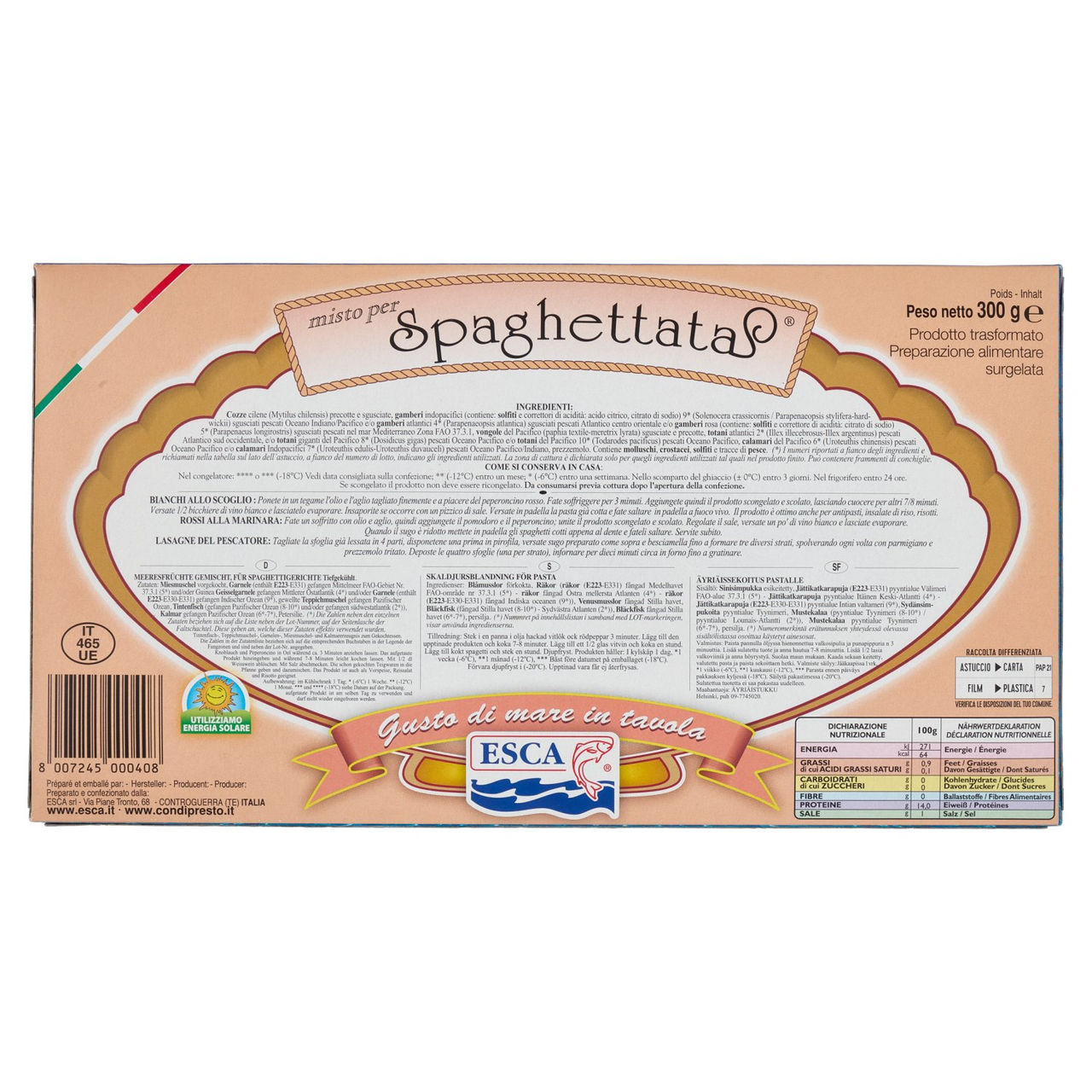 Esca misto per Spaghettata 300 g