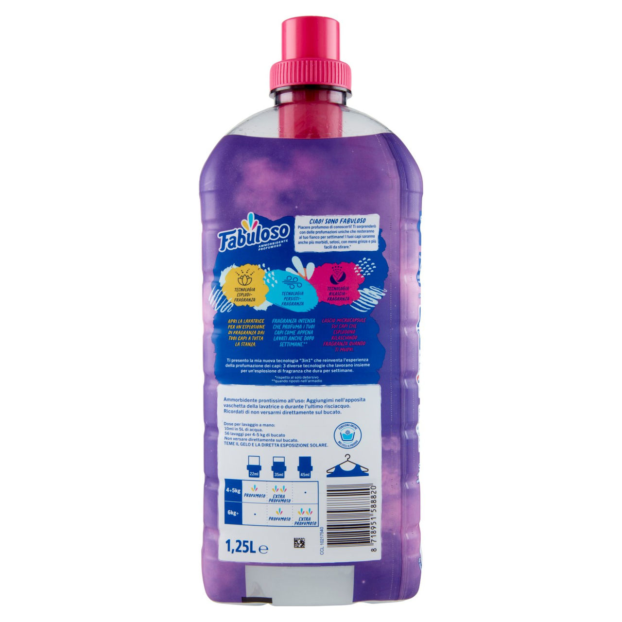 Fabuloso ammorbidente concentrato profumato Magnolia 1,25 L