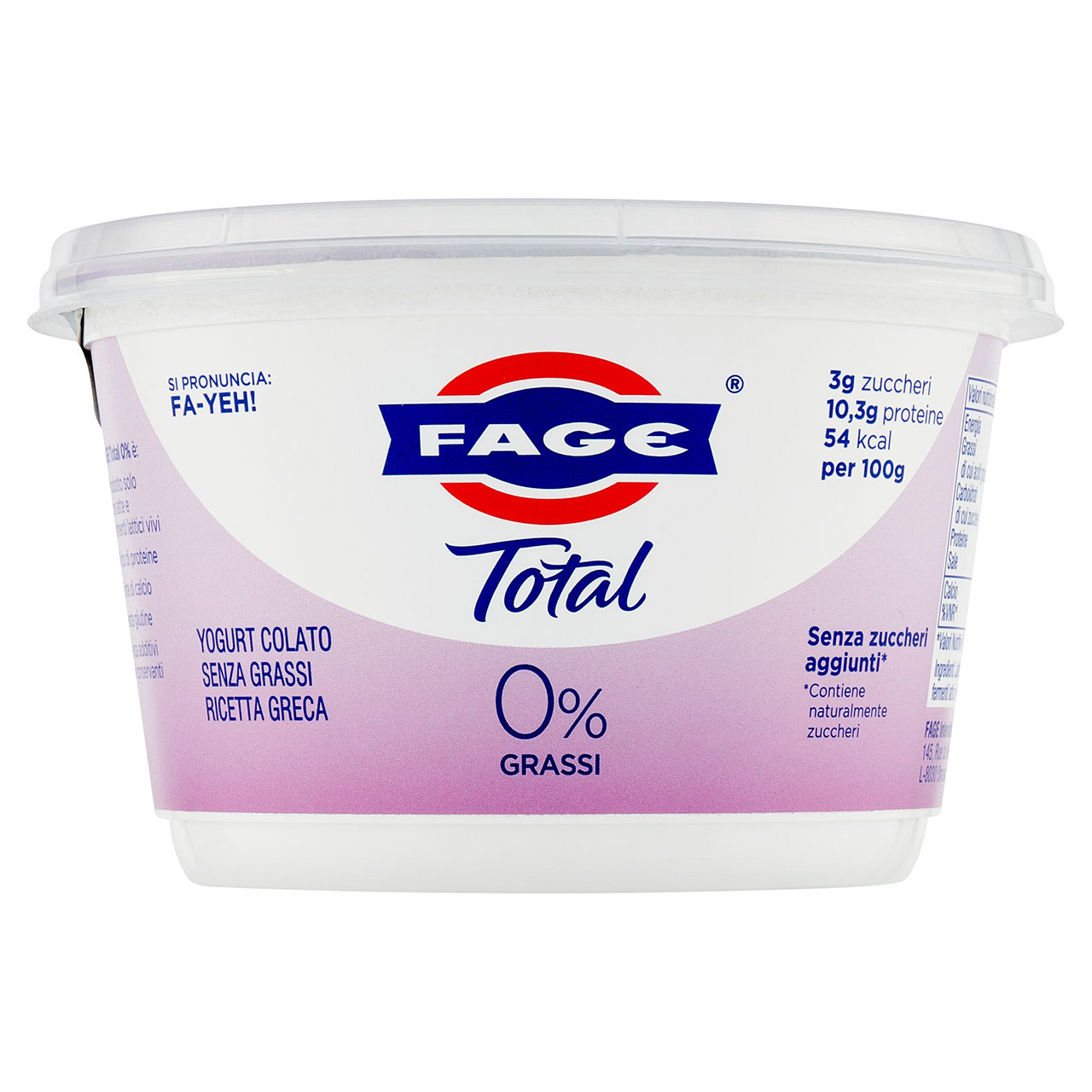 Fage Total 0% Grassi 450 g