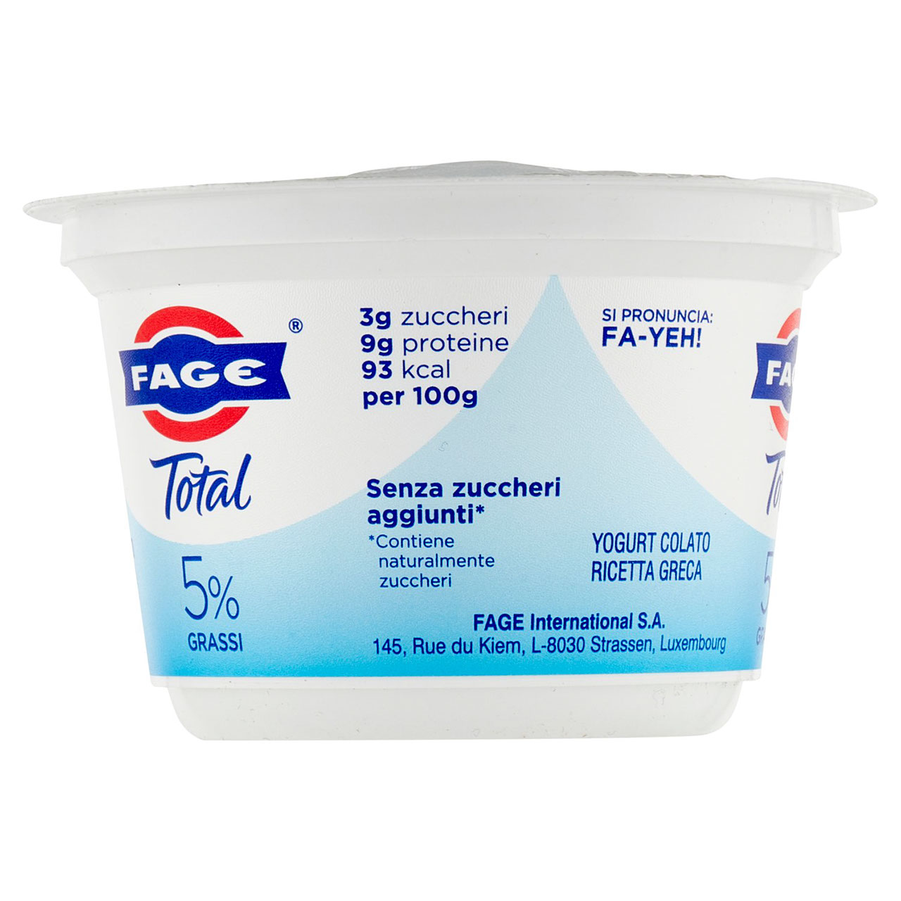 Fage Total 5% Grassi 150 g