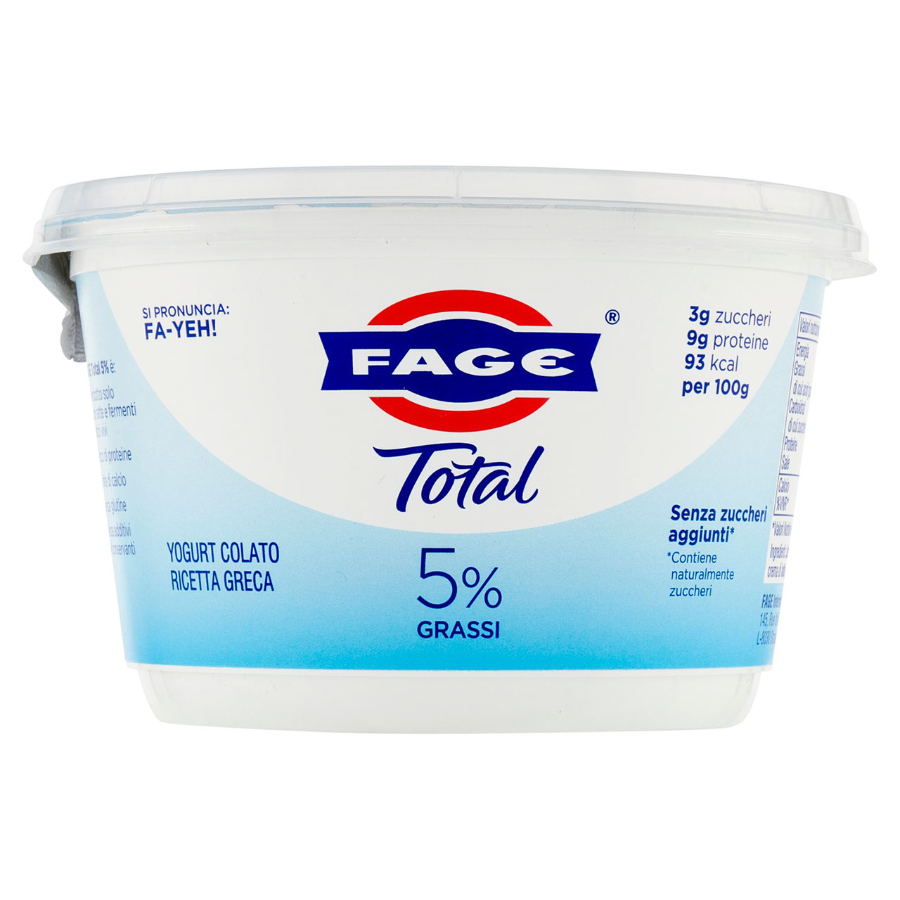 Fage Total 5% Grassi 450 g