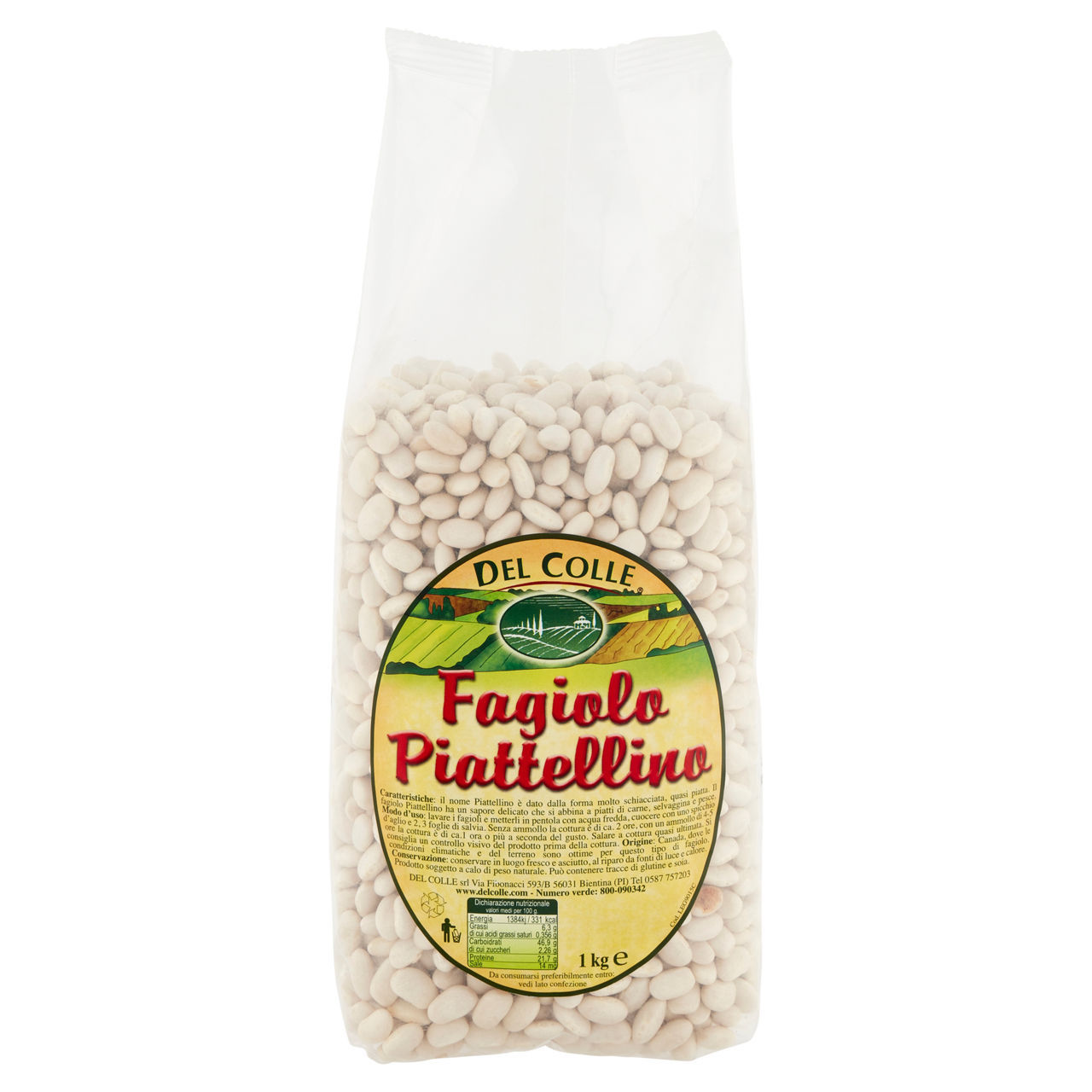 Fagioli piattellini Del Colle  1 kg