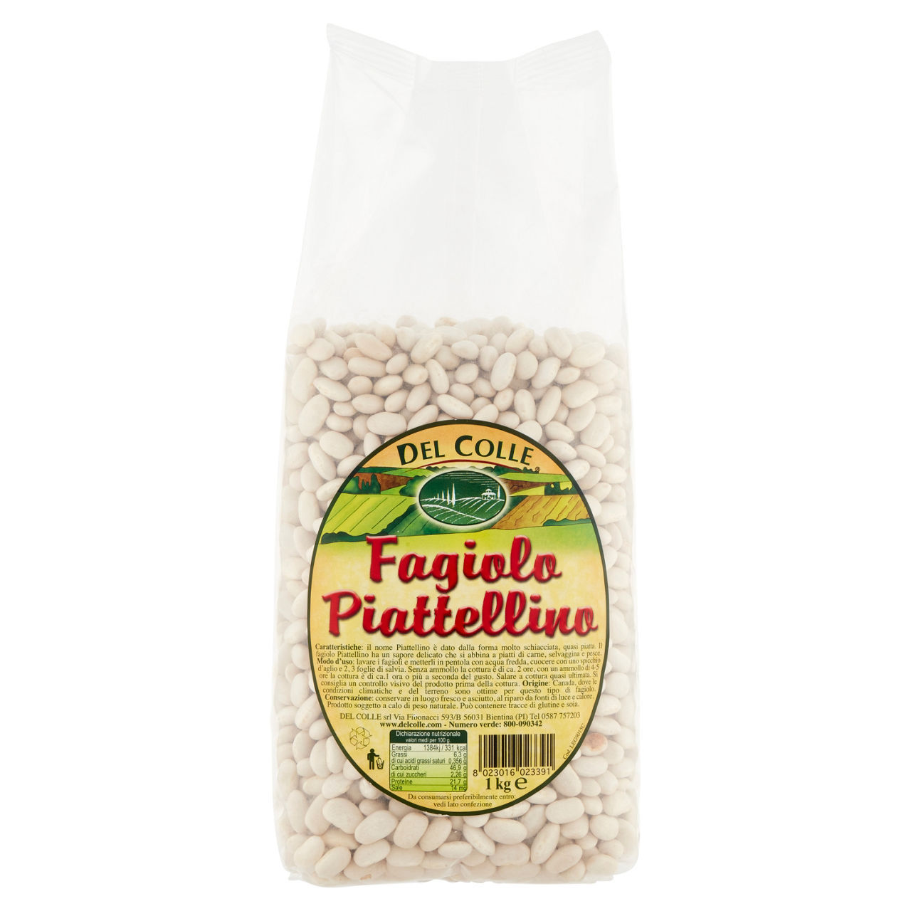 Fagioli piattellini Del Colle  1 kg