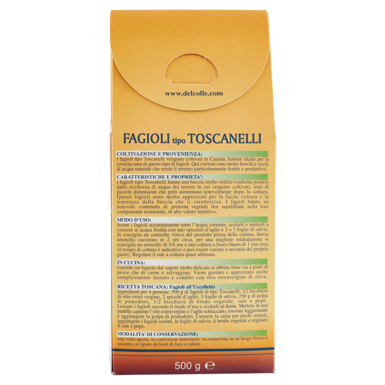 Fagioli toscanelli   conf. da 500 g