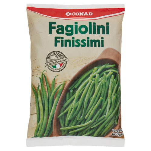 Fagiolini Finissimi Surgelati 600 g Conad