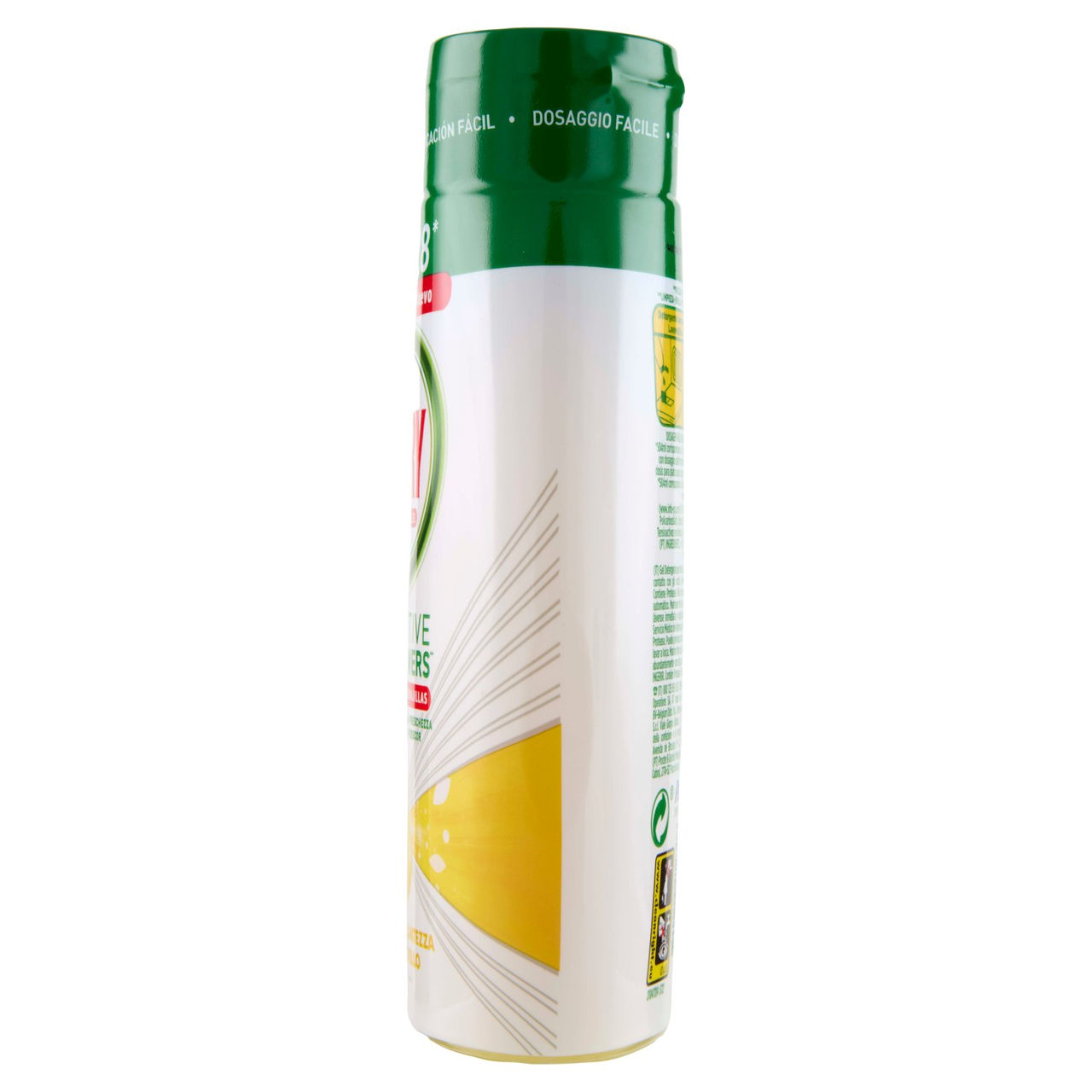 Fairy Gel Lavastoviglie Platinum Extra Brillantezza, Detersivo Piatti Limone 28 Lavaggi 504ml