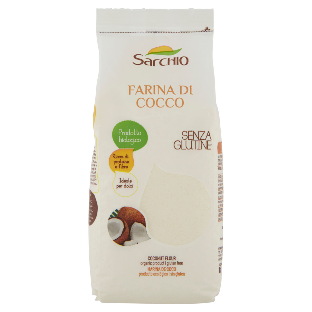 Farina di Cocco Sarchio senza glutine 350gn