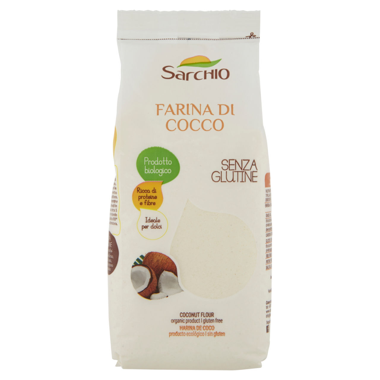 Farina di Cocco Sarchio senza glutine 350gn