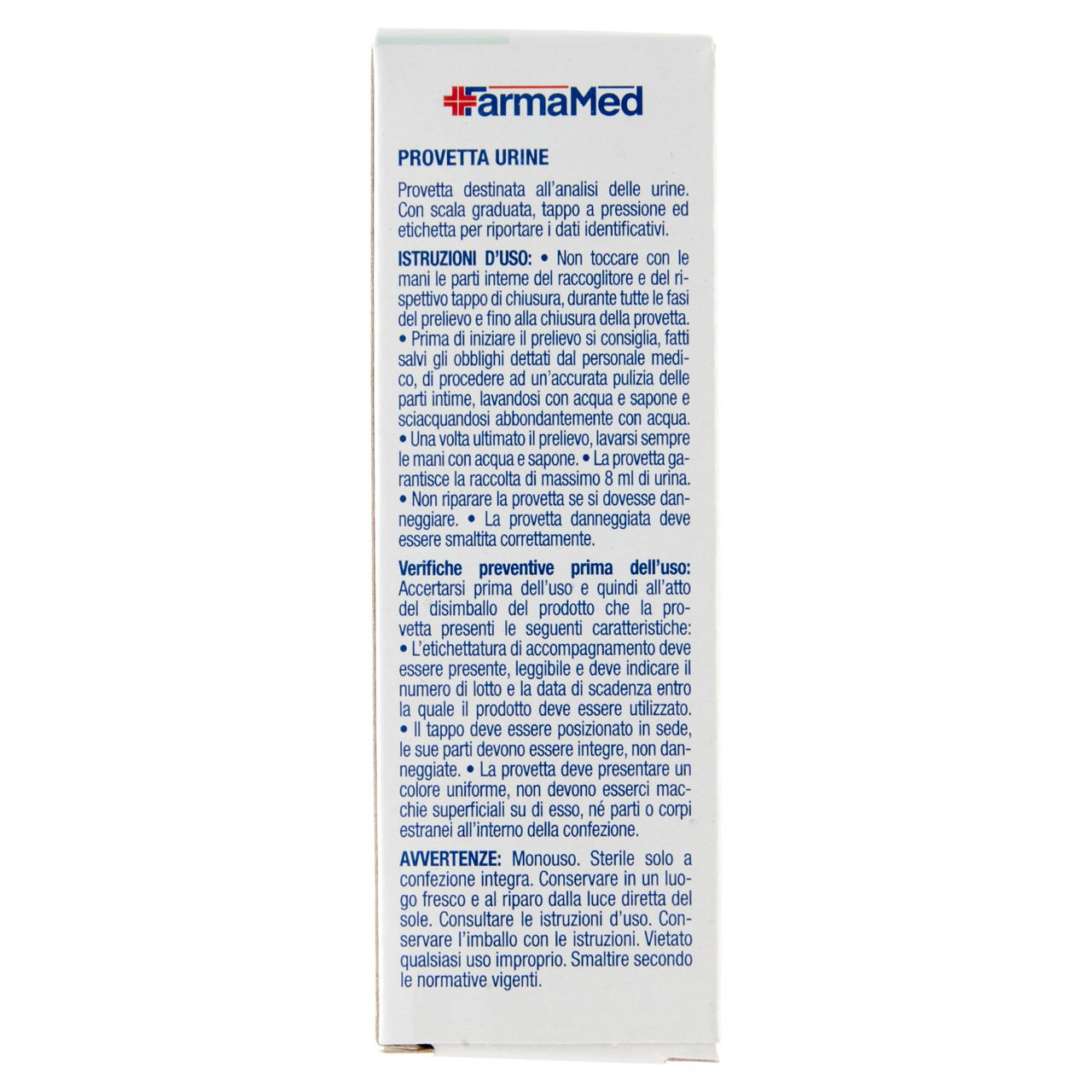 FarmaMed Provetta Urine