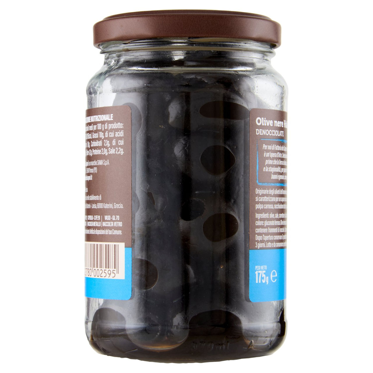 Fattoria dei Sapori Olive Halkidiki Denocciolate 175 g