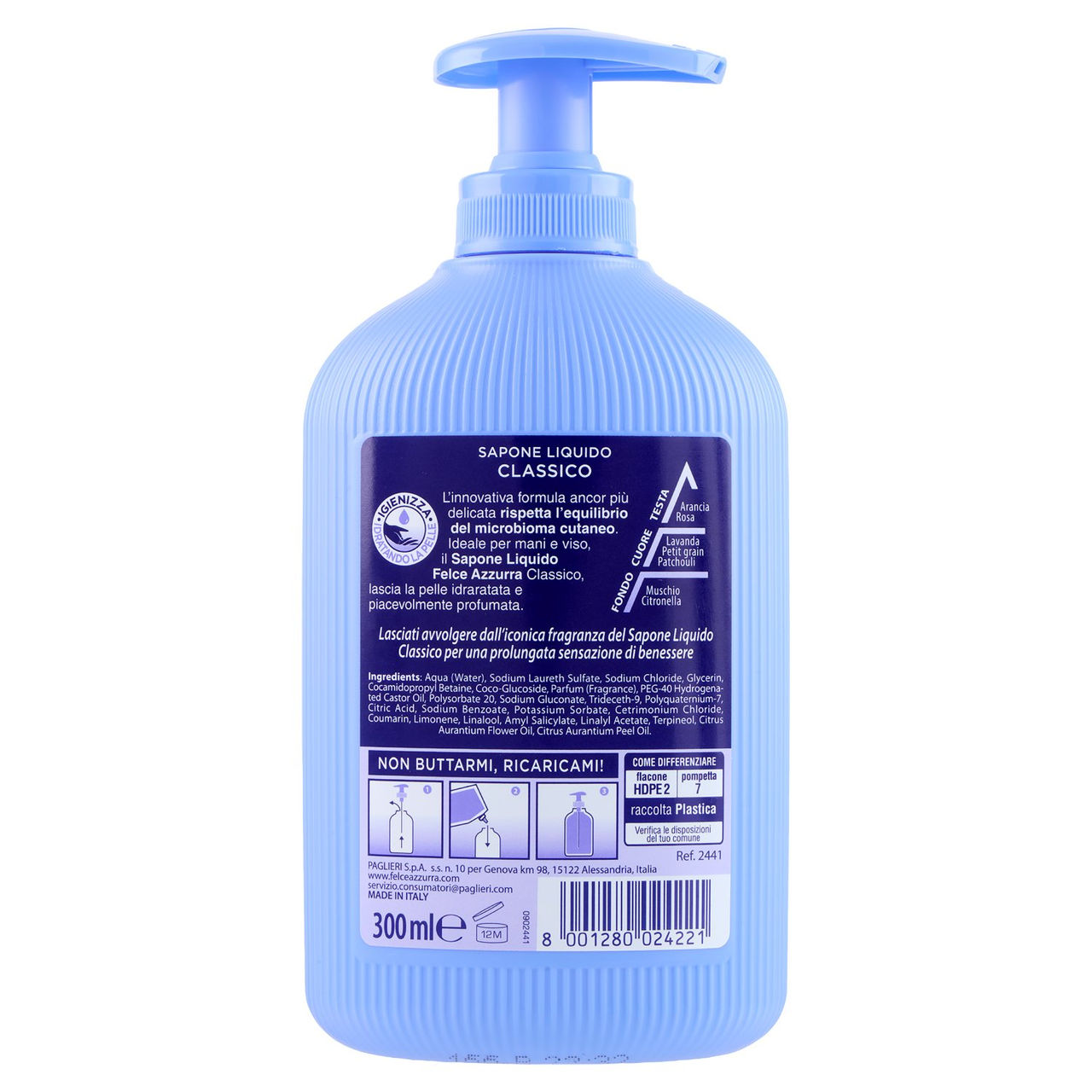 Felce Azzurra Classico Sapone Liquido 300 ml