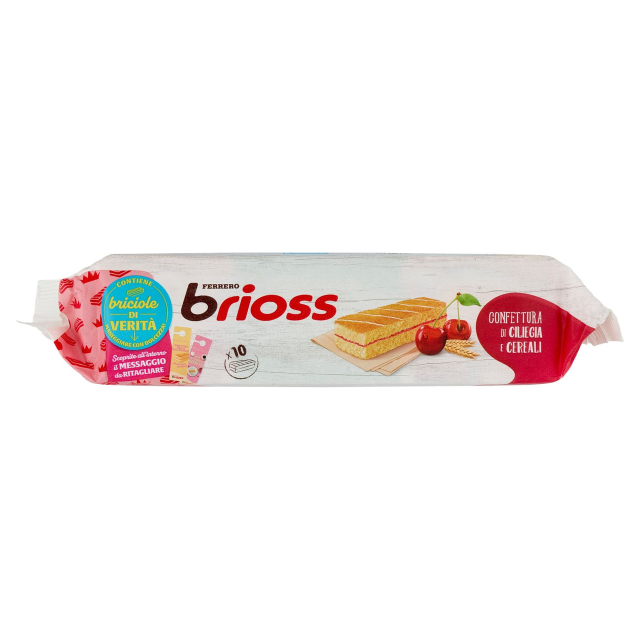 Ferrero brioss Confettura Ciliegia e Cereali 10 x 28 g