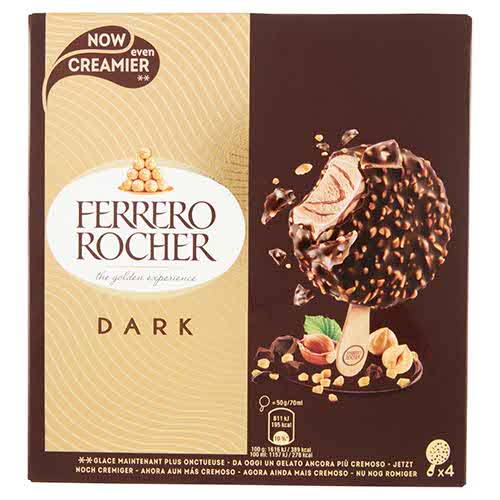 Ferrero Rocher Dark Gelato 4 x 50 g