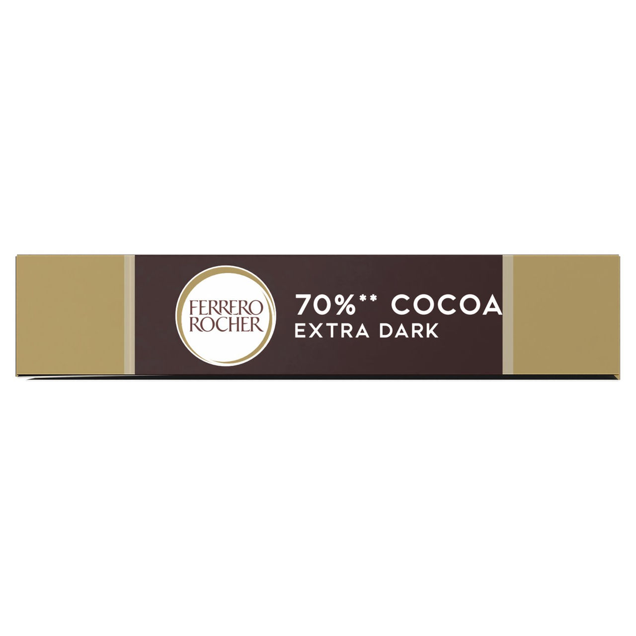 Ferrero Rocher Dark - Tavoletta di cioccolato extra fondente 70% con ripieno alla nocciola 90 g
