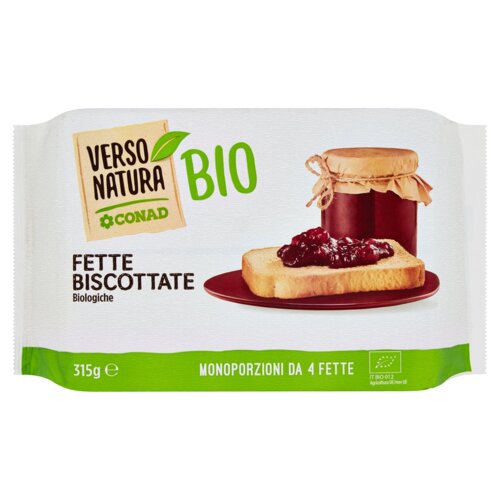 Fette biscottate 315g Verso Natura Bio Conad