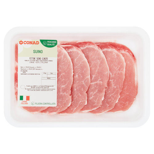 Fettine di Lonza di suino 300g CA Percorso Qualità Conad