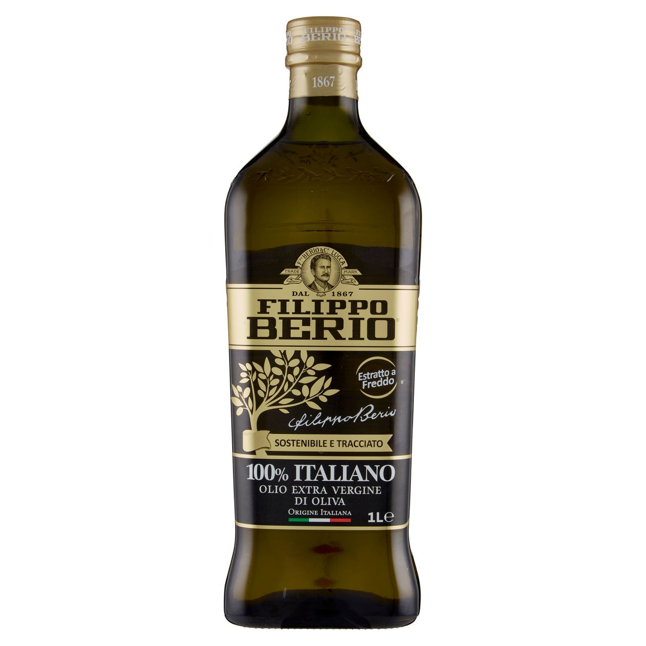 Filippo Berio 100% Italiano Olio Extra Vergine di Oliva 1 L