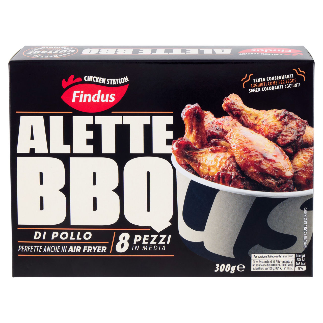 Findus Chicken Station Alette BBQ di Pollo 300 g