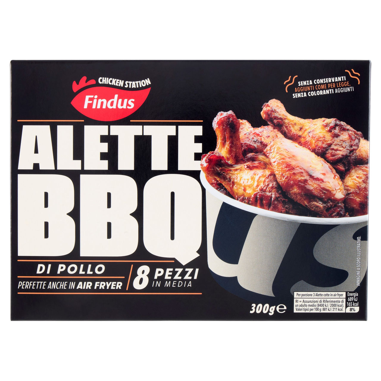 Findus Chicken Station Alette BBQ di Pollo 300 g