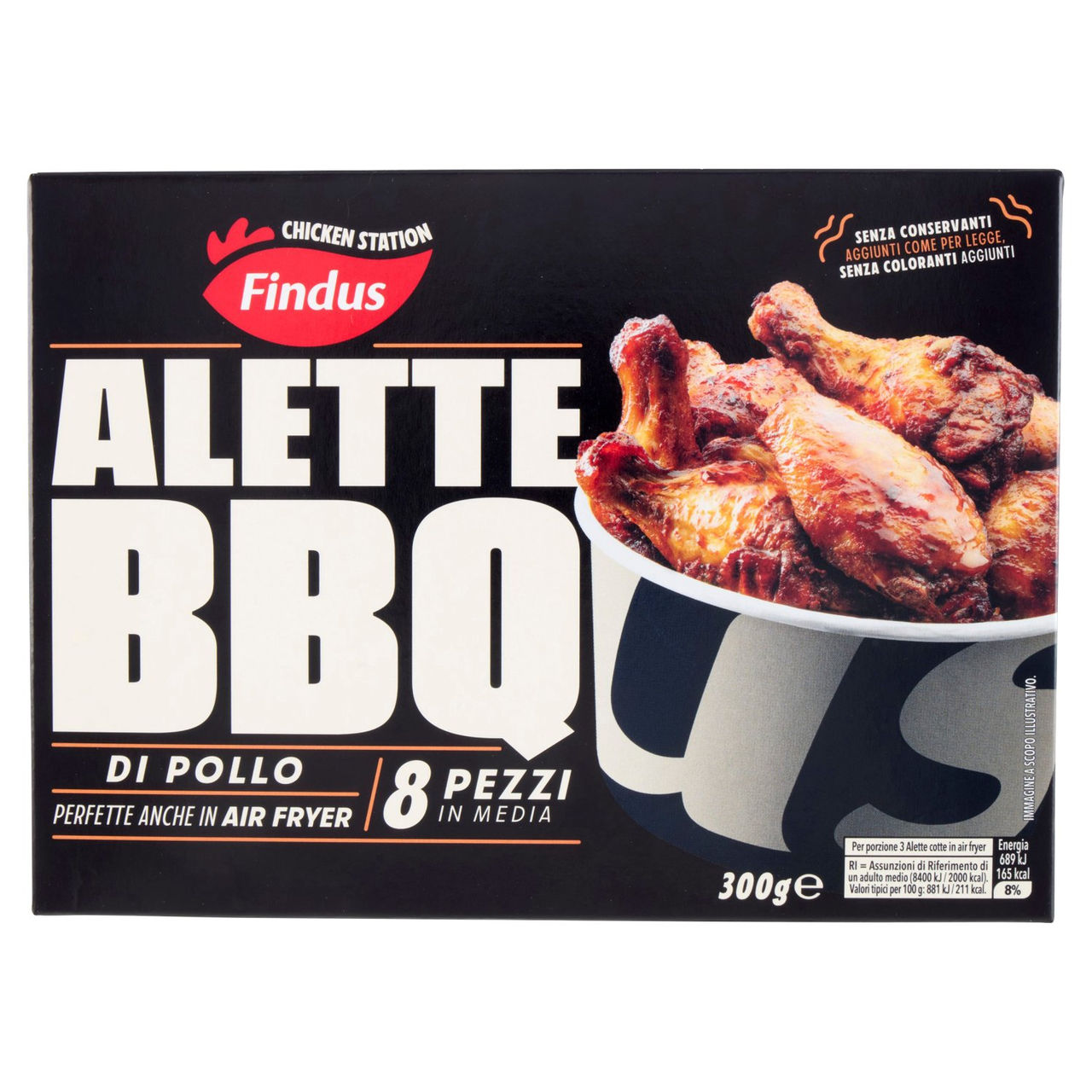 Findus Chicken Station Alette BBQ di Pollo 300 g