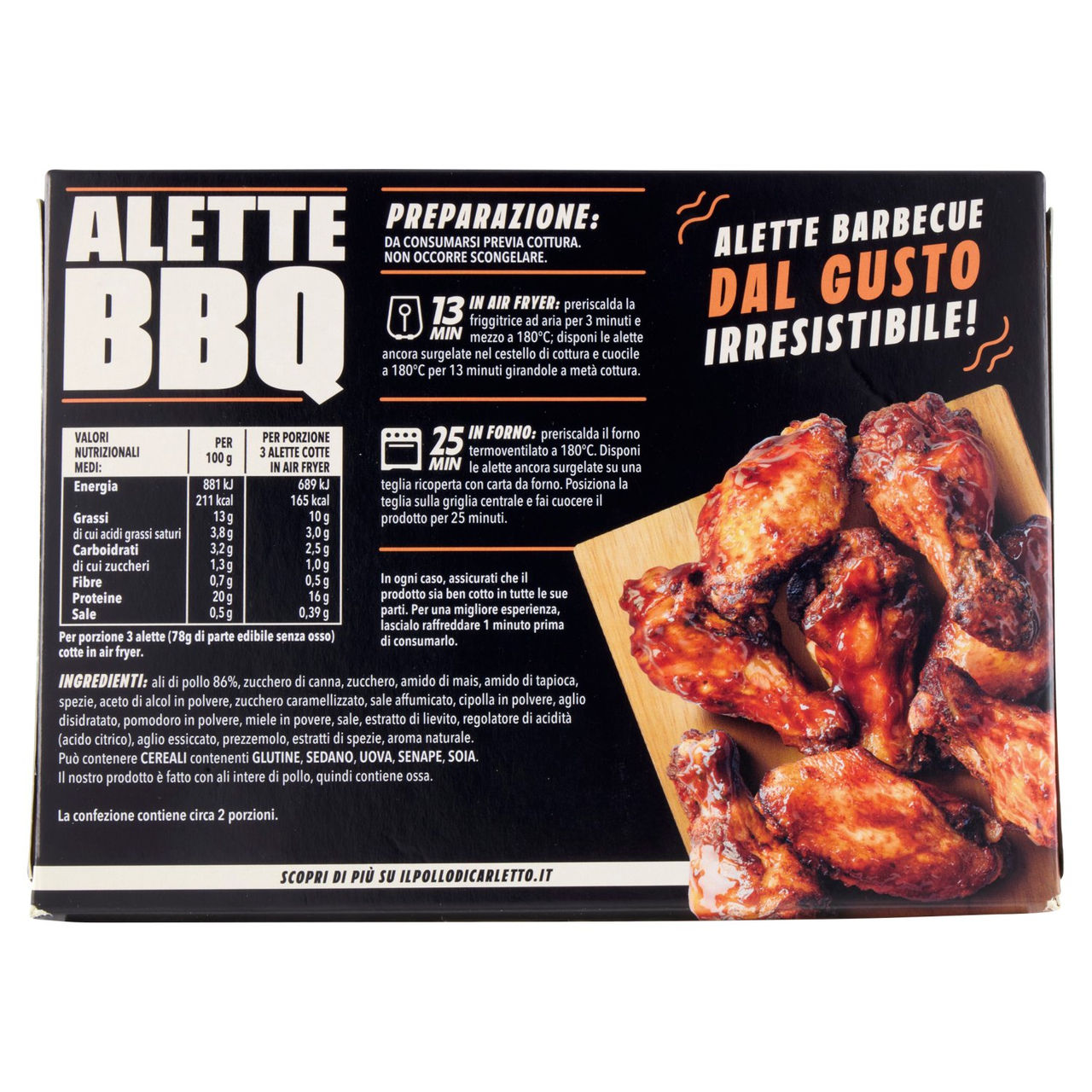 Findus Chicken Station Alette BBQ di Pollo 300 g