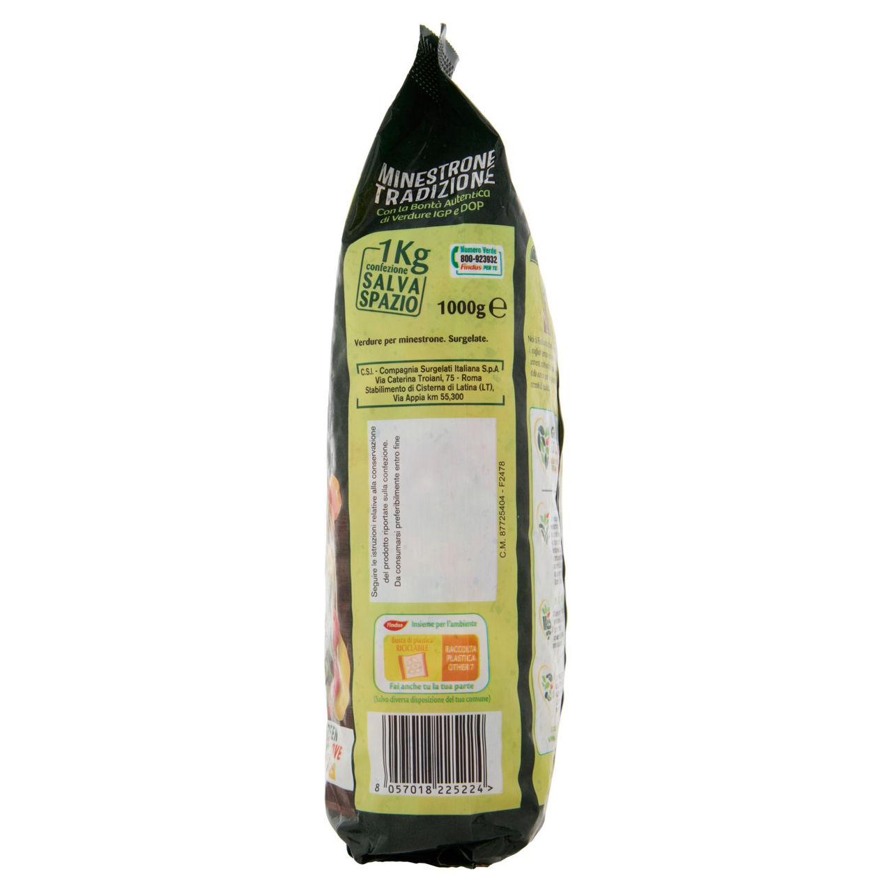 Findus Minestrone Tradizione - con Patate del Fucino IGP e Basilico Genovese DOP 1000 g