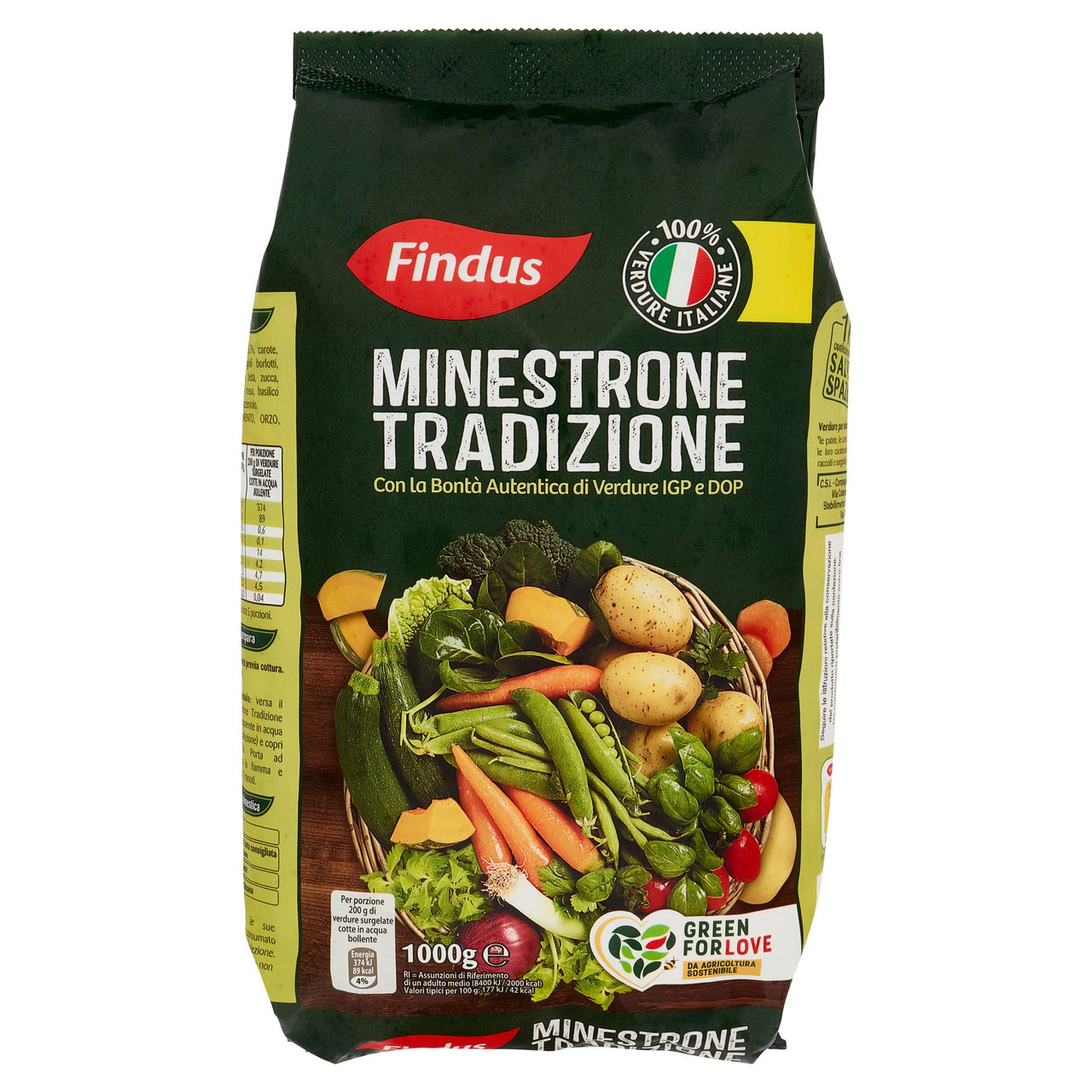 Findus Minestrone Tradizione - con Verdure IGP e DOP 1000 g