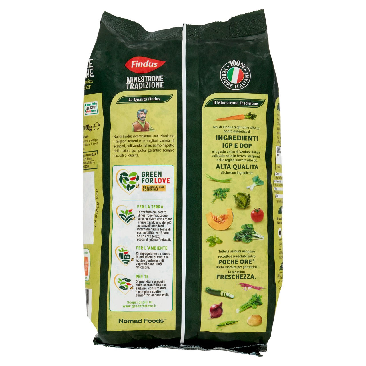 Findus Minestrone Tradizione - con Verdure IGP e DOP 1000 g