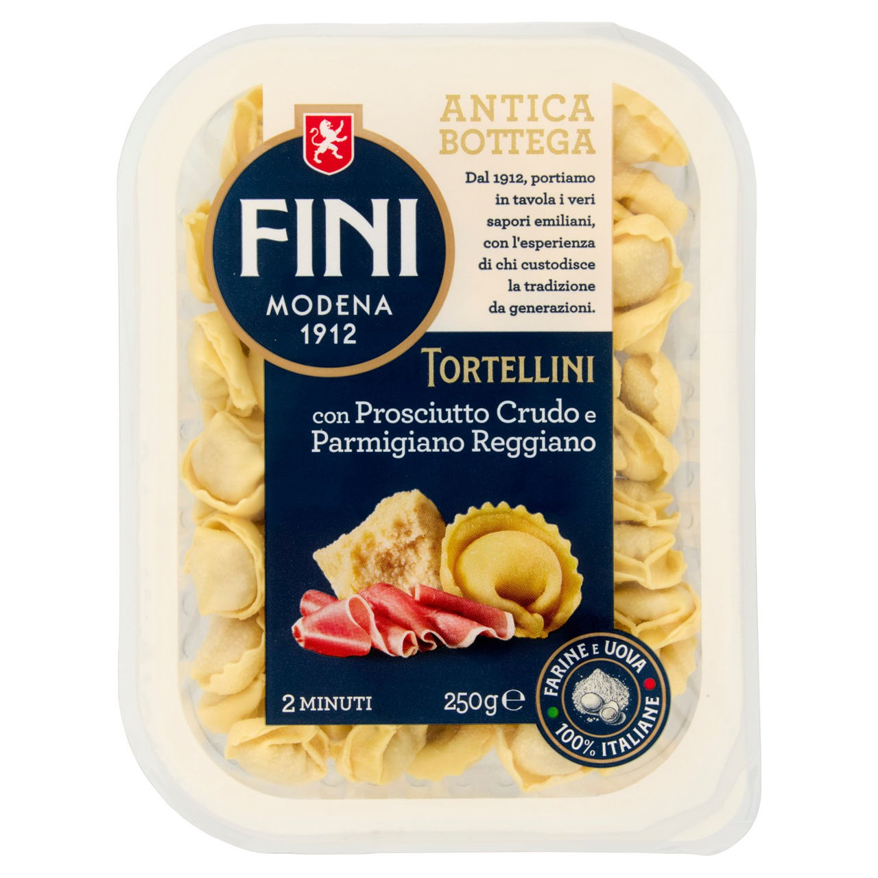 Fini Antica Bottega Tortellini con Prosciutto Crudo e Parmigiano Reggiano 250 g
