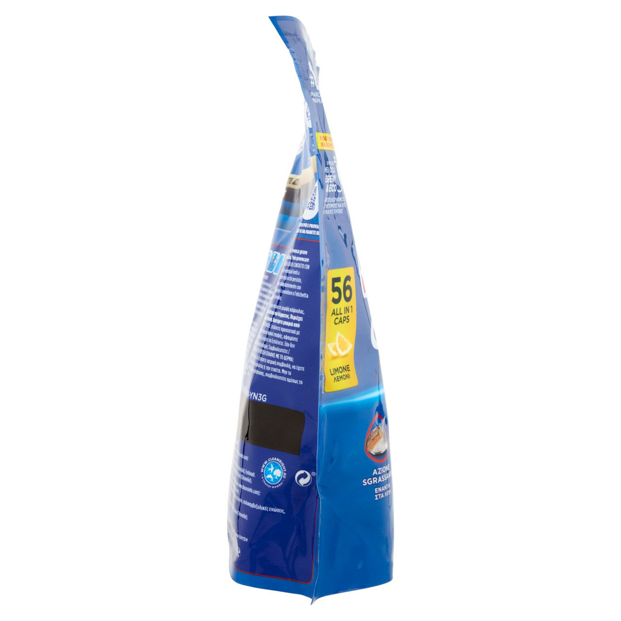 Finish Quantum Limone pastiglie lavastoviglie 56 lavaggi 582,4 g