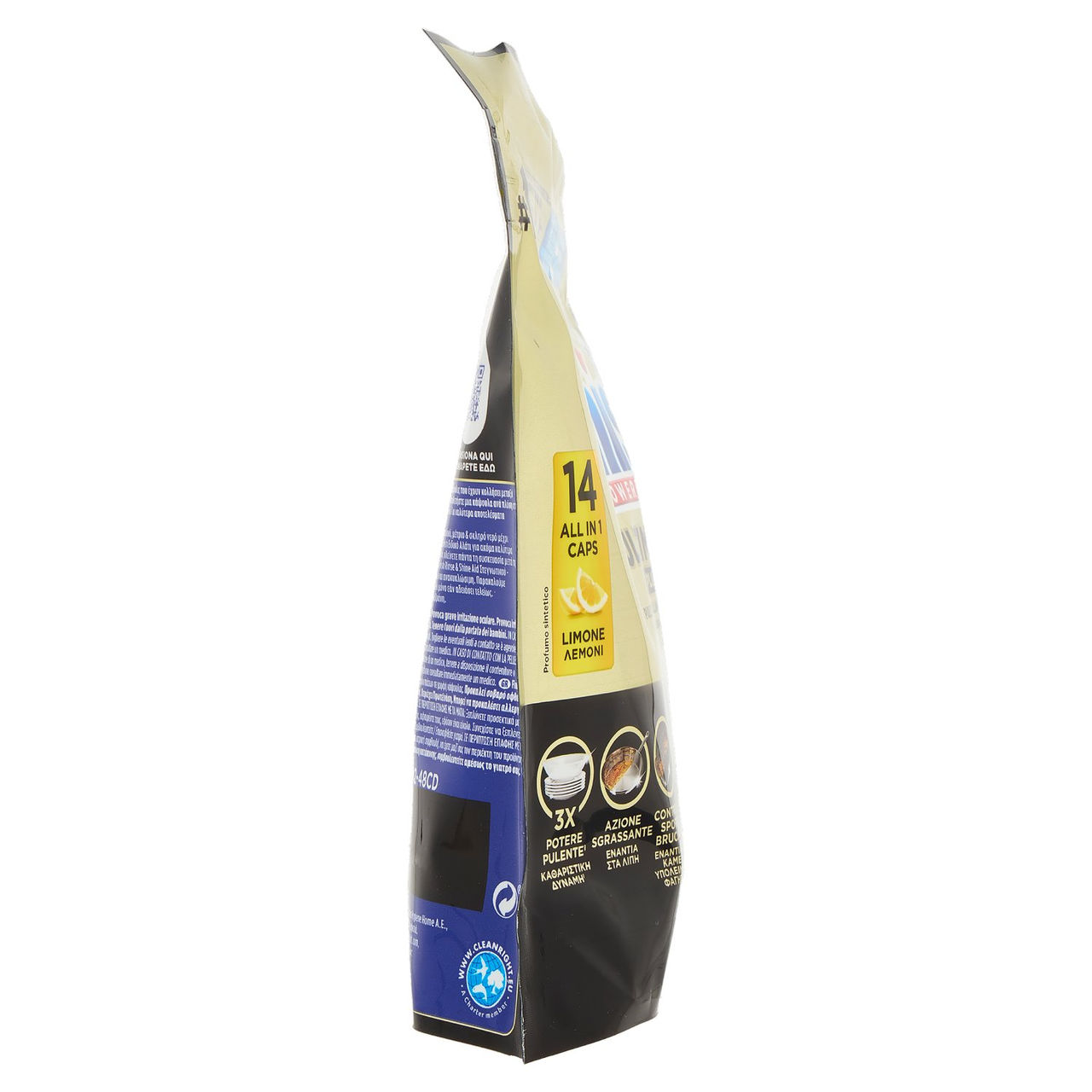 Finish Ultimate Plus Limone pastiglie lavastoviglie 14 lavaggi 170,8 g