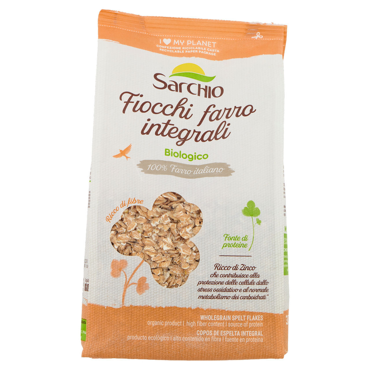 Fiocchi Farro Integrali Sarchio Bio 375