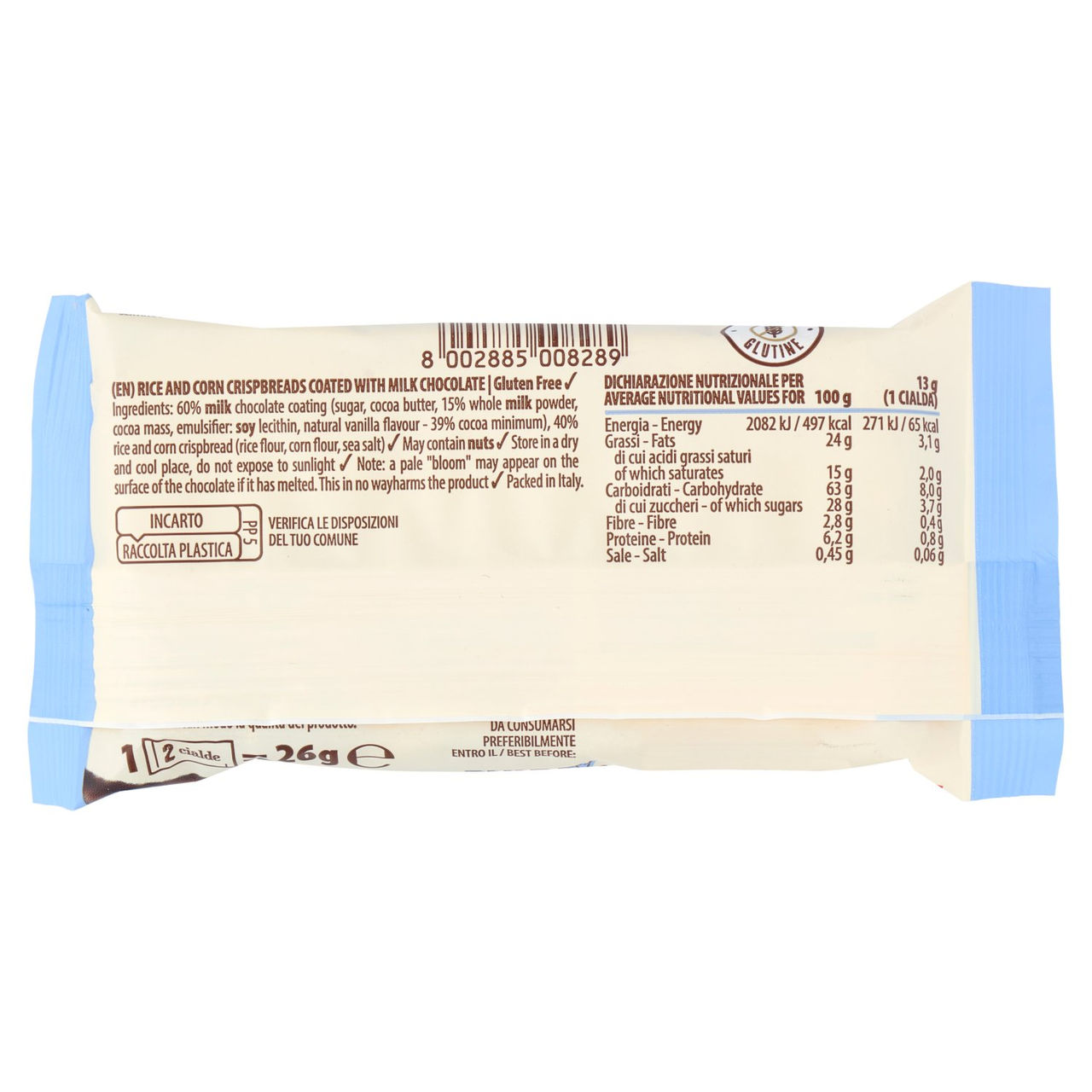 Fiorentini Choco Si al Latte 2 x 13 g