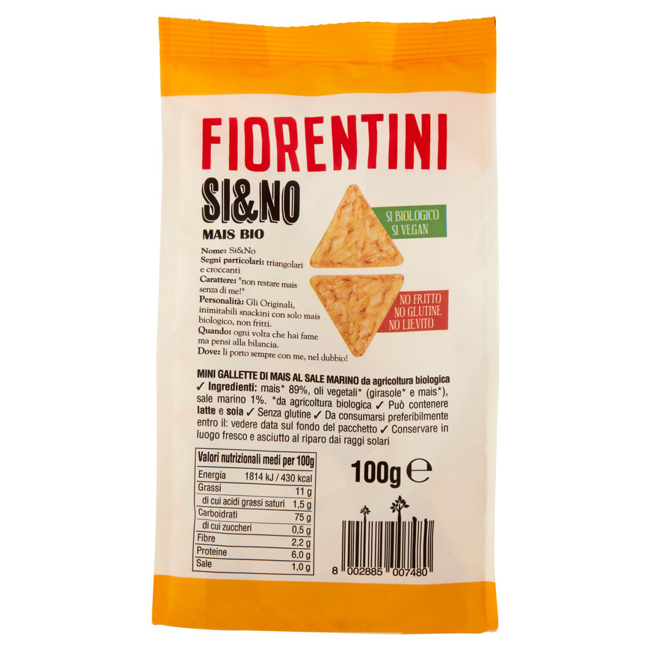 Fiorentini gli Originali Si&No Mais Bio 100 g