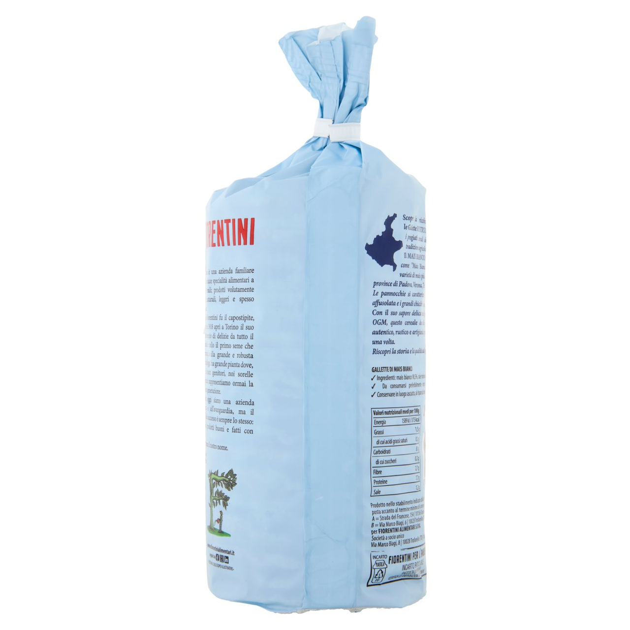 Fiorentini le Gallette Rusticone Mais Bianco del Veneto 120 g