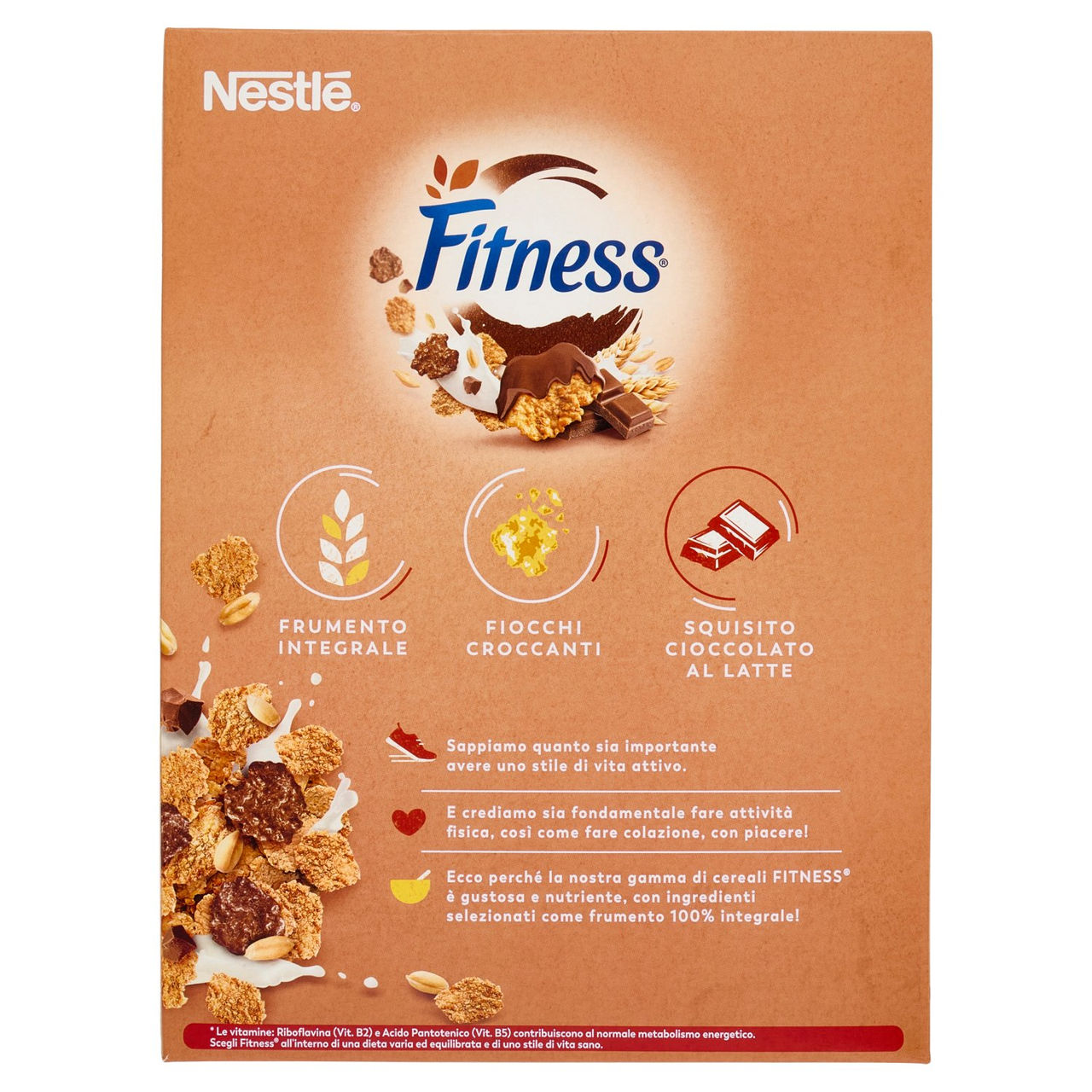 Fitness Cioccolato Cereali con frumento e avena