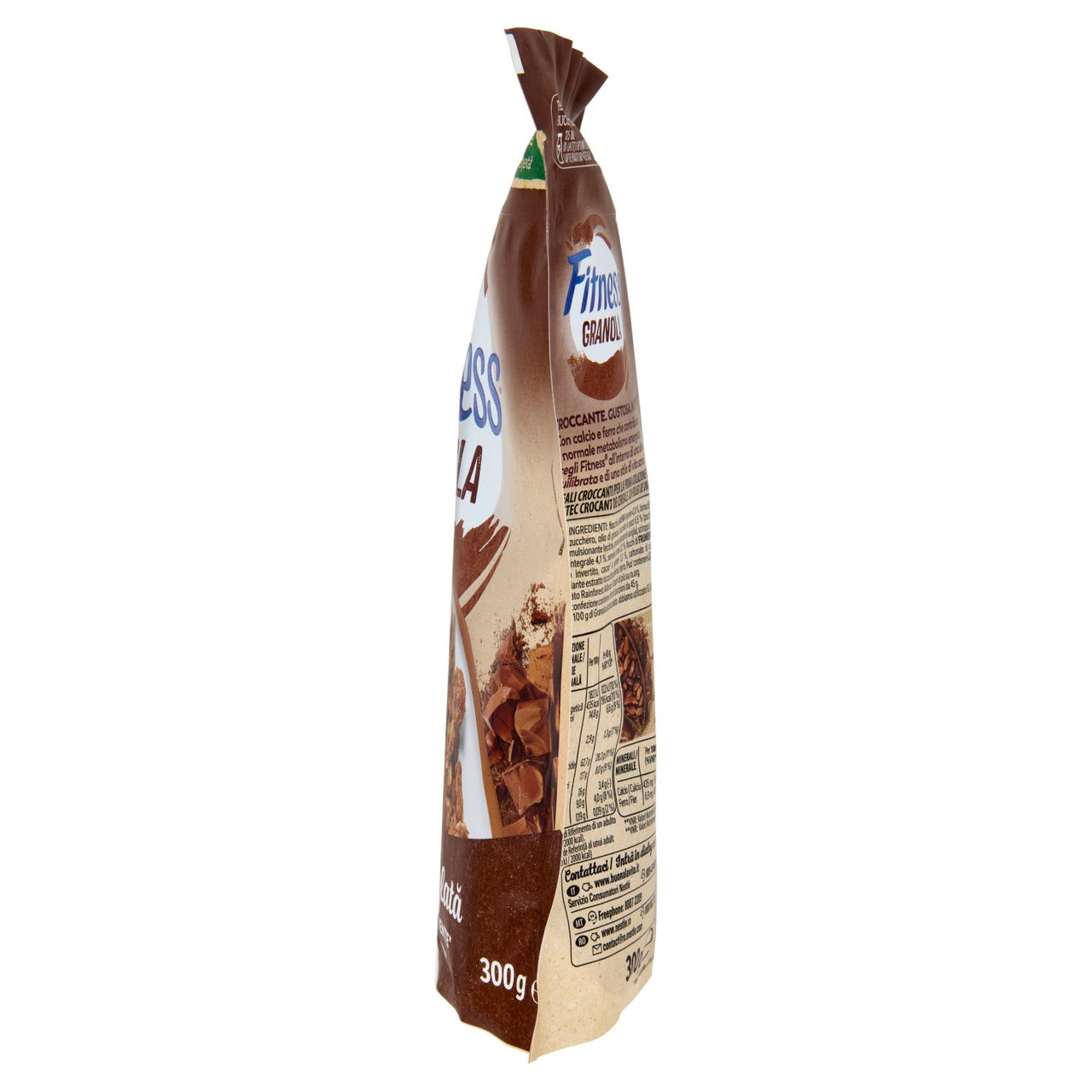 FITNESS Granola Cioccolato con Avena e Cereali Integrali 300g
