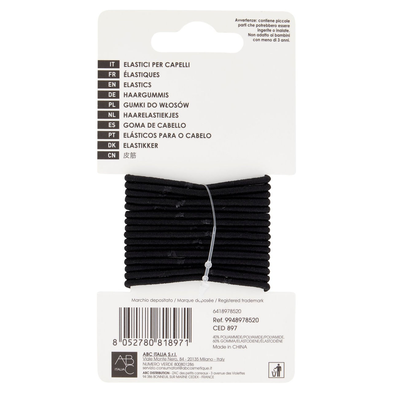 Franck Provost Elastici per Capelli 16 pz