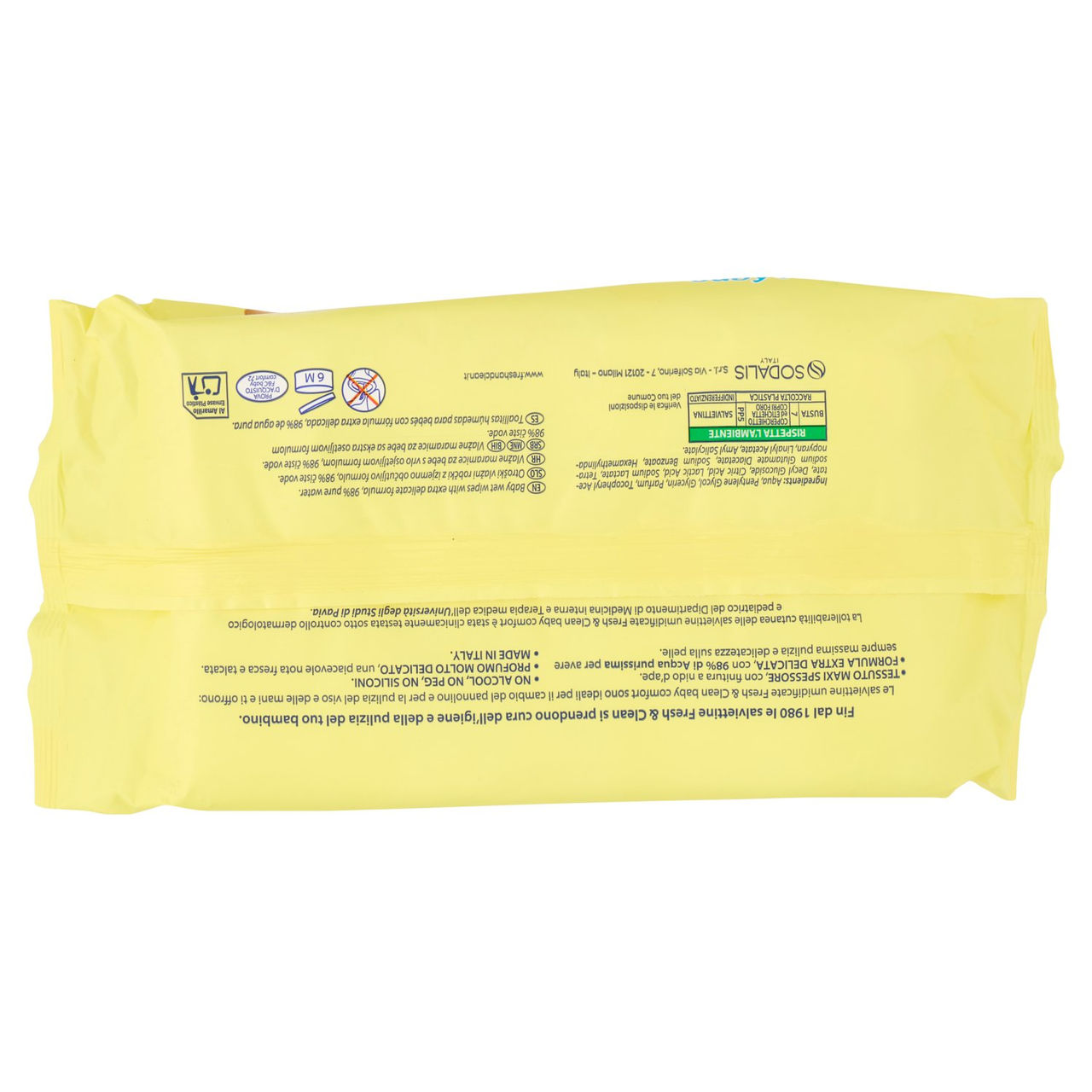Fresh & Clean baby comfort Salviettine 72 pz