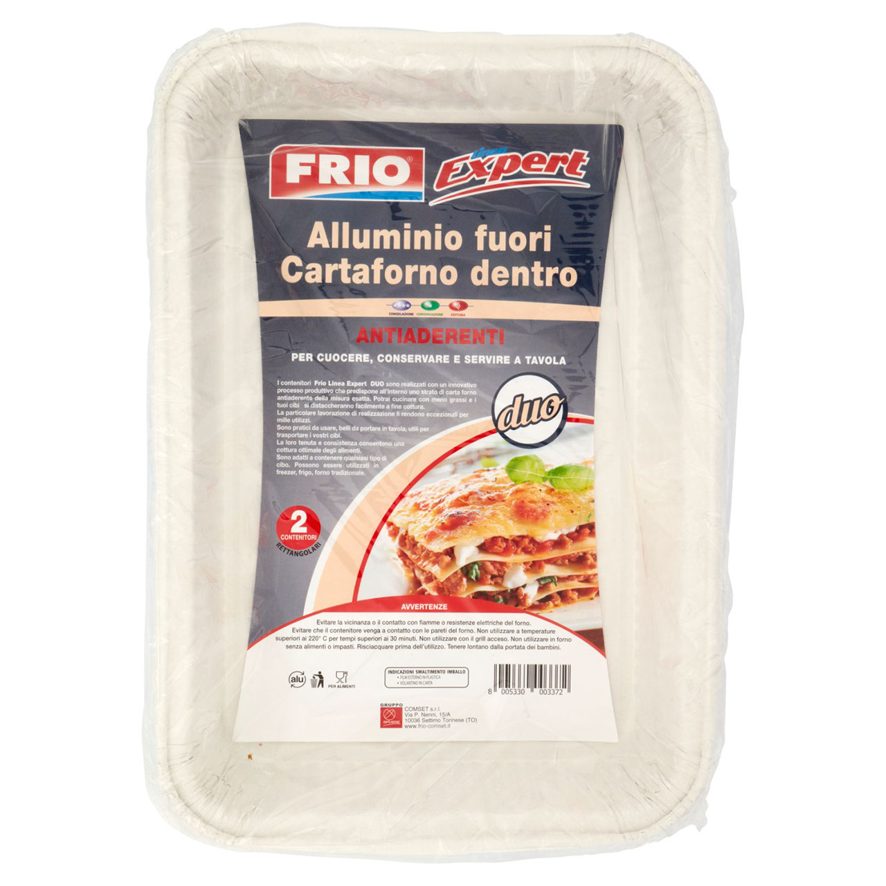 Frio Linea Expert duo Contenitori Rettangolari Antiaderenti 2 pz
