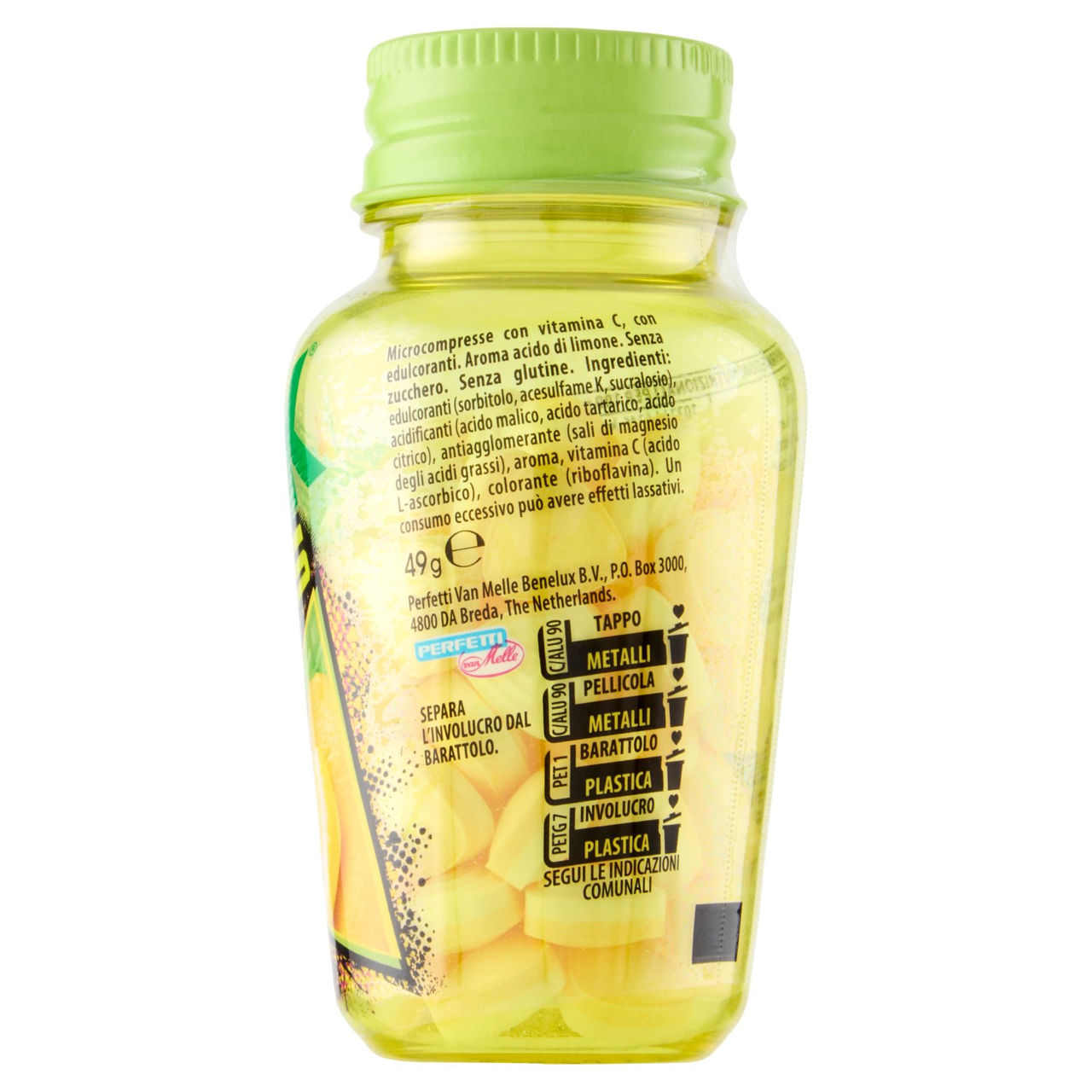 Frisk Sours con Vitamina C Aroma Limone 49 g