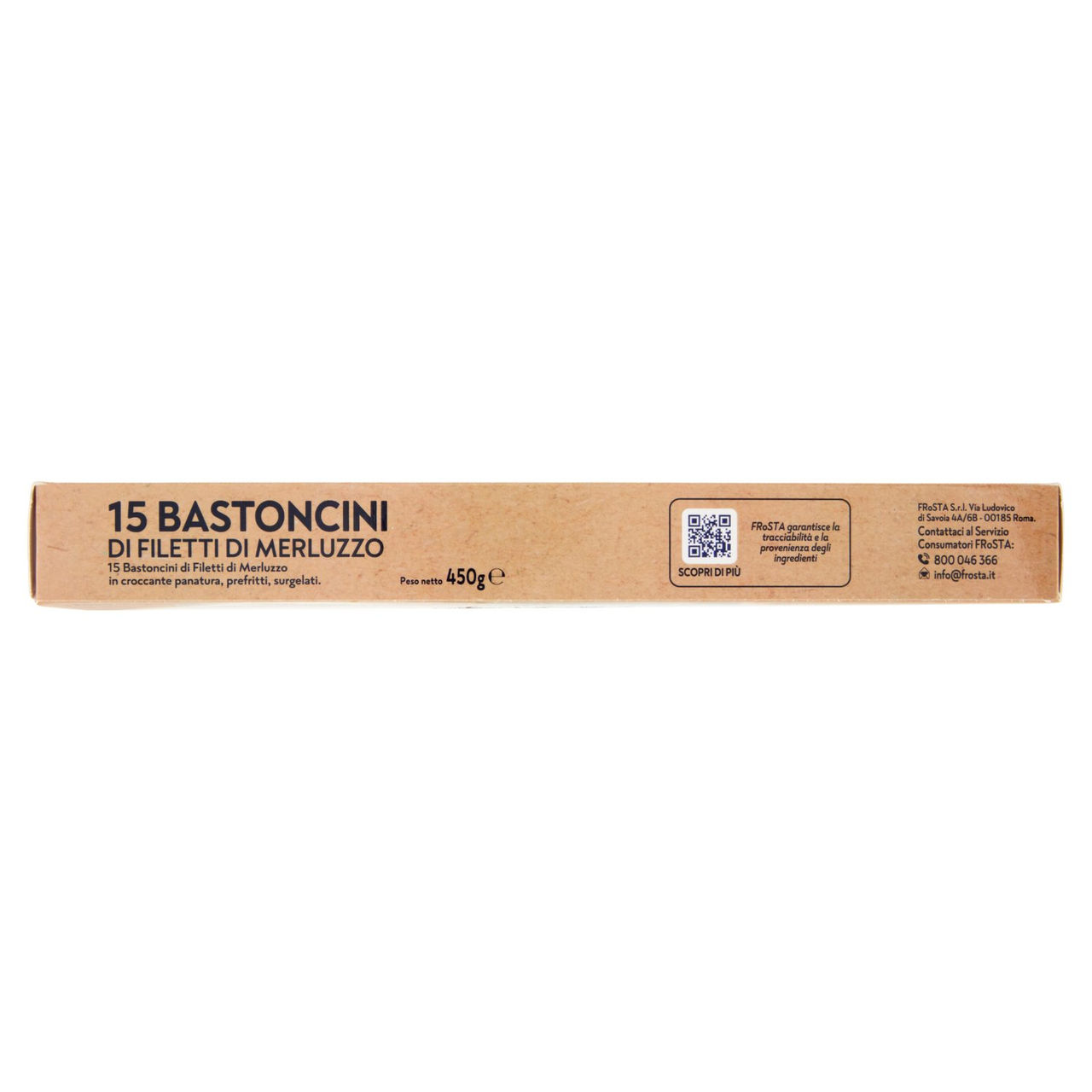 FRoSTA 15 Bastoncini di Filetti di Merluzzo 450 g