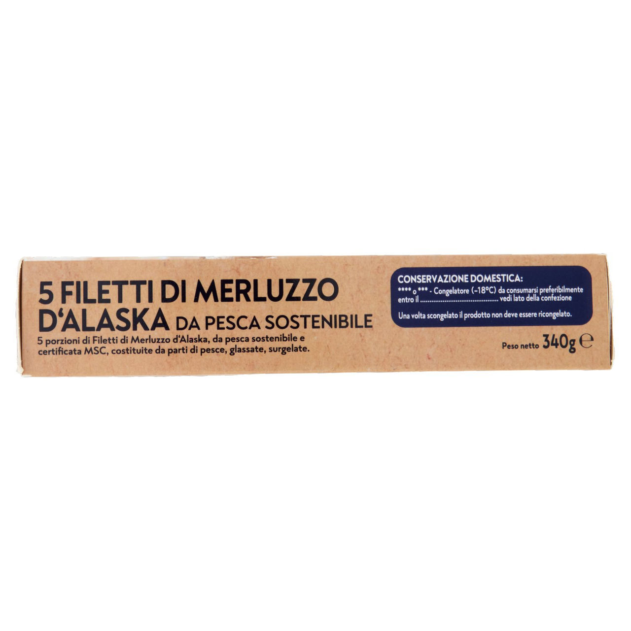 FRoSTA 5 Filetti di Merluzzo d'Alaska 340 g