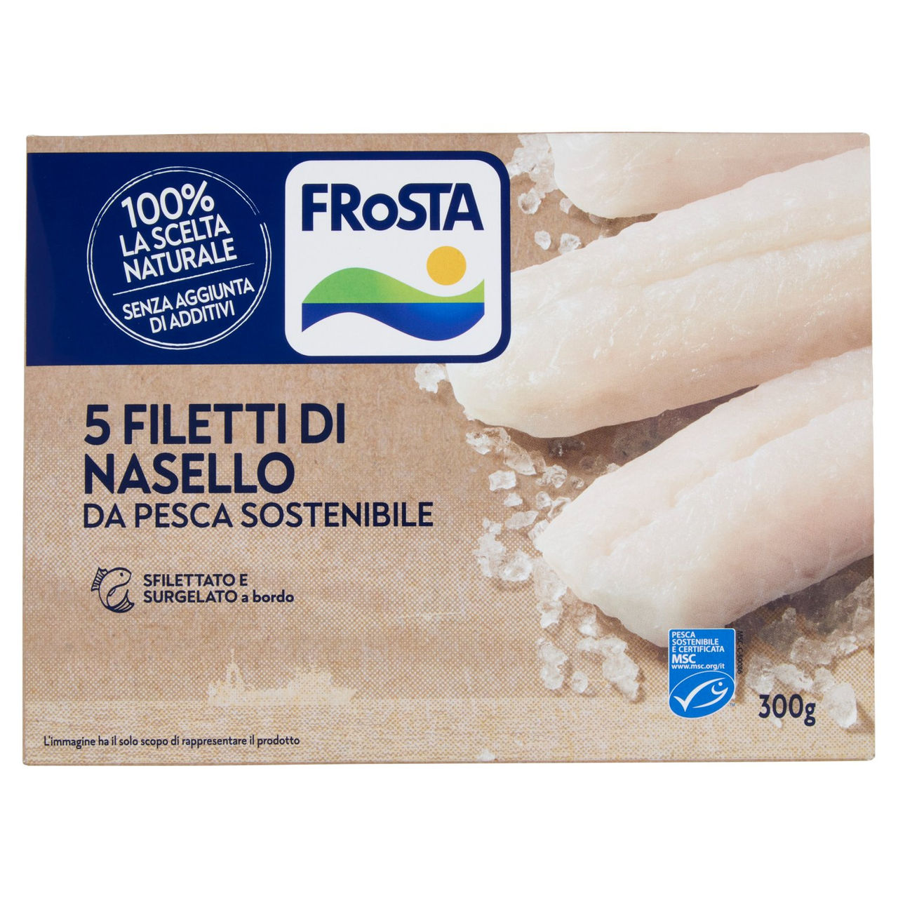 FRoSTA 5 Filetti di Nasello da Pesca Sostenibile 300 g