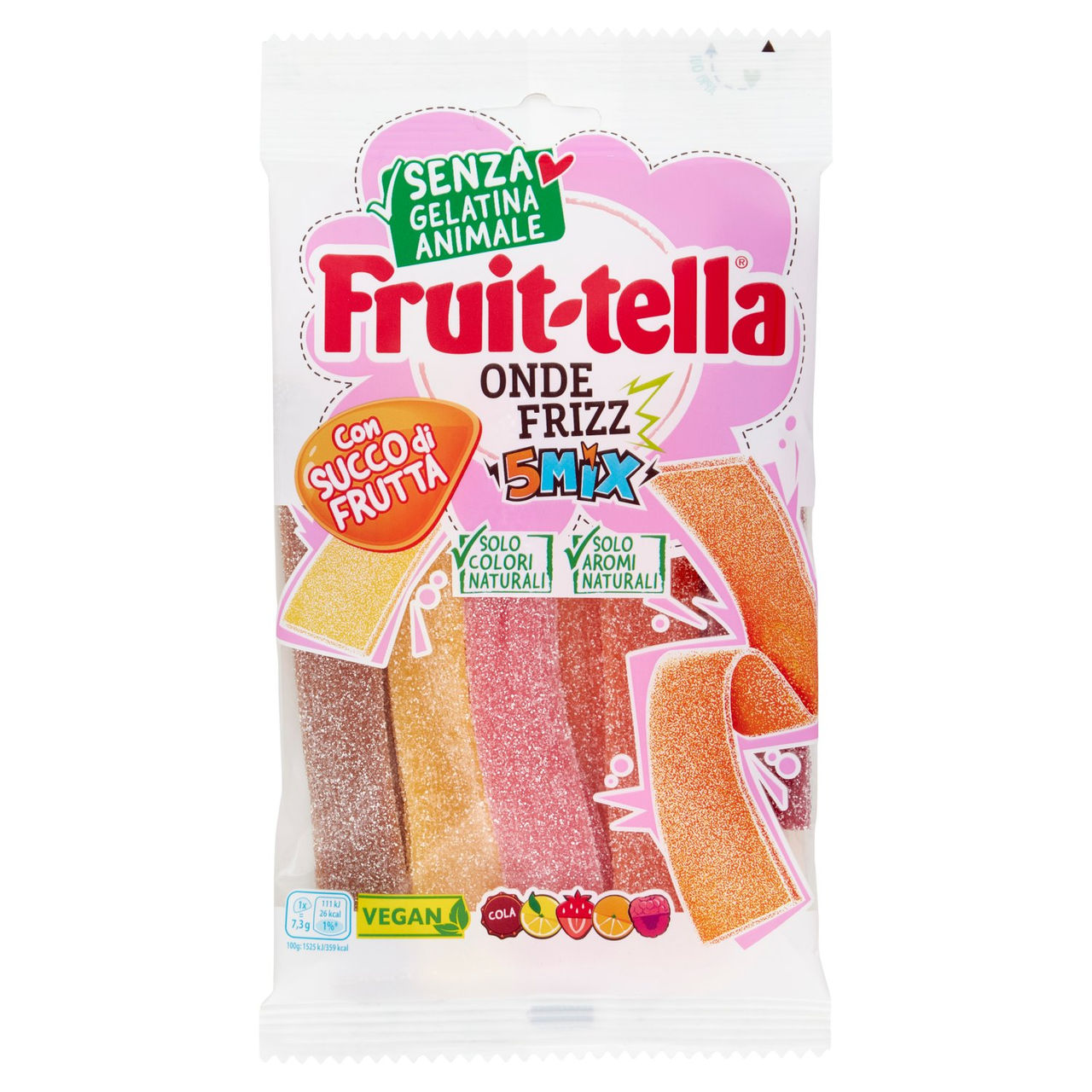 Fruit-tella Onde Frizz 5 Mix 145 g