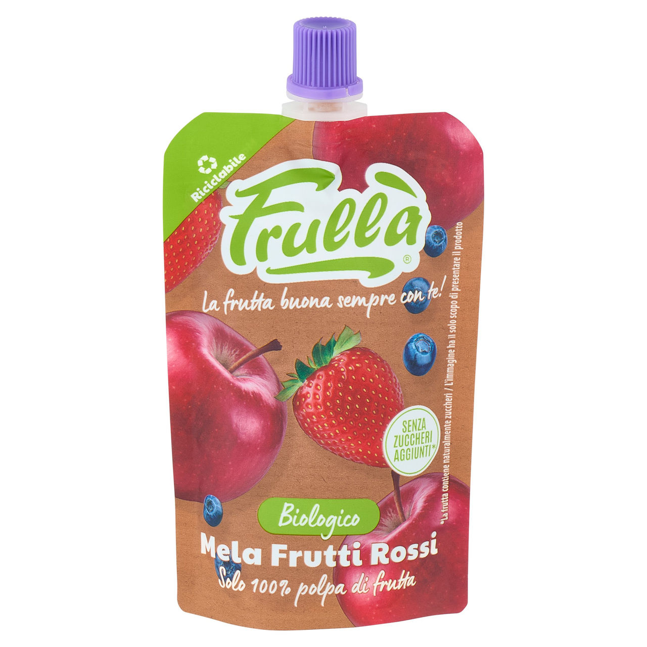 Frullà Biologico Mela Frutti Rossi Senza Zuccheri Aggiunti* 100 g